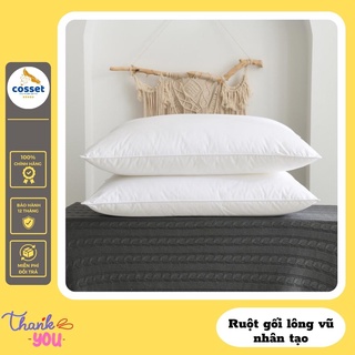 Ruột gối nằm lông vũ nhân tạo cao cấp - ruột gối bông microfiber chuyên dụng cho khách sạn 5 sao thương hiệu cosset