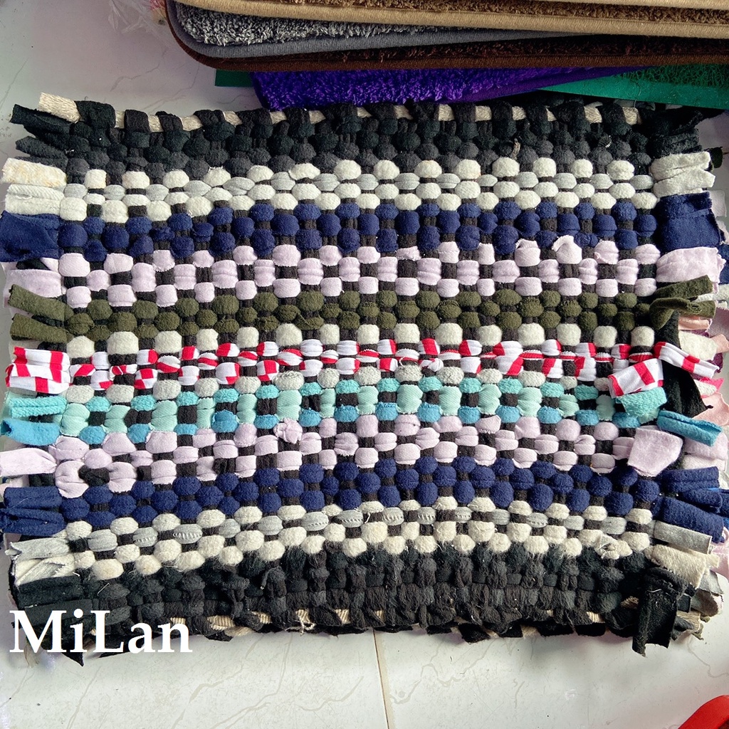 Thảm Lau Chân Đan Mềm Siêu Rẽ