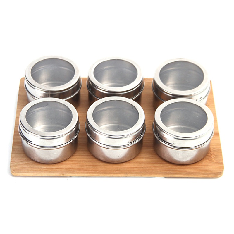 Hộp Đựng Gia Vị Bằng Thép Không Gỉ Tiện Dụng Cho Nhà Bếp