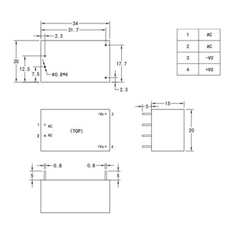 Module Nguồn HiLink AC-DC 5V5W HLK-5M05