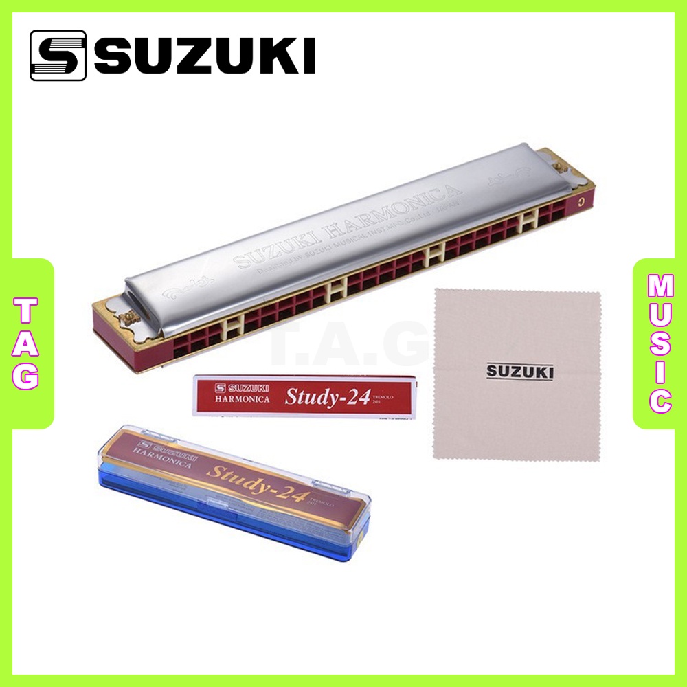 Kèn Harmonica Suzuki Study 24 dành cho người mới bắt đầu