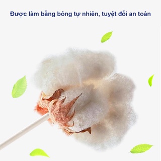 Tăm bông sơ sinh, Tăm bông trẻ em chuyên dụng hộp 400 que Misuta cao cấp BBShine – SS020
