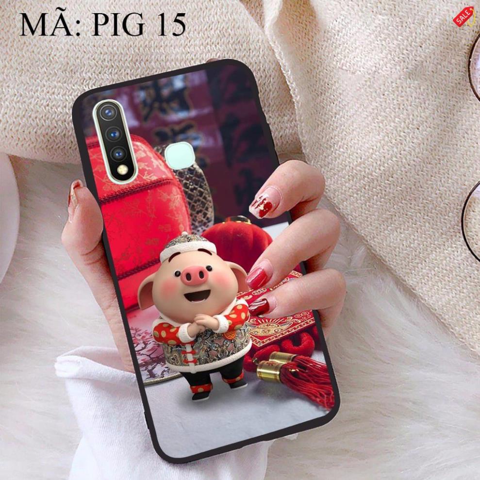 Ốp lưng Vivo Y19 viền dẻo TPU BST Pig Cute
