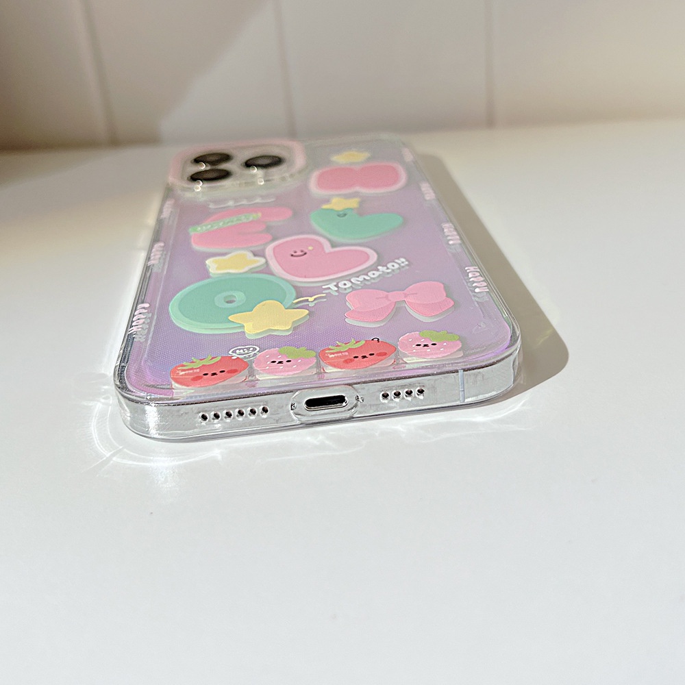 Ốp Điện Thoại TPU Mềm Bảo Vệ Bốn Góc Màu Trong Suốt Chống Sốc iPhone 13 13pro 13prm iPhone 11 7Plus 8Plus Xr XS 13 12 Pro Max
