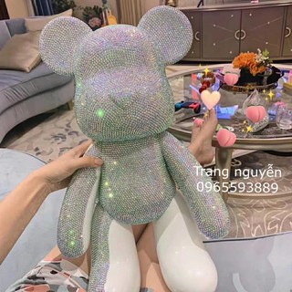 Tượng bearbrick đính đá (tự đính siêu hot)
