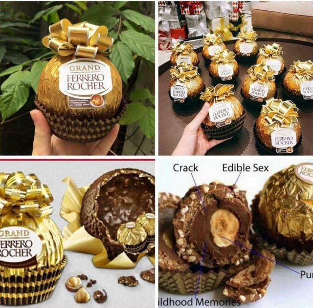 SÔCÔLA QUẢ CẦU VÀNG ROCHER FARRAELLO