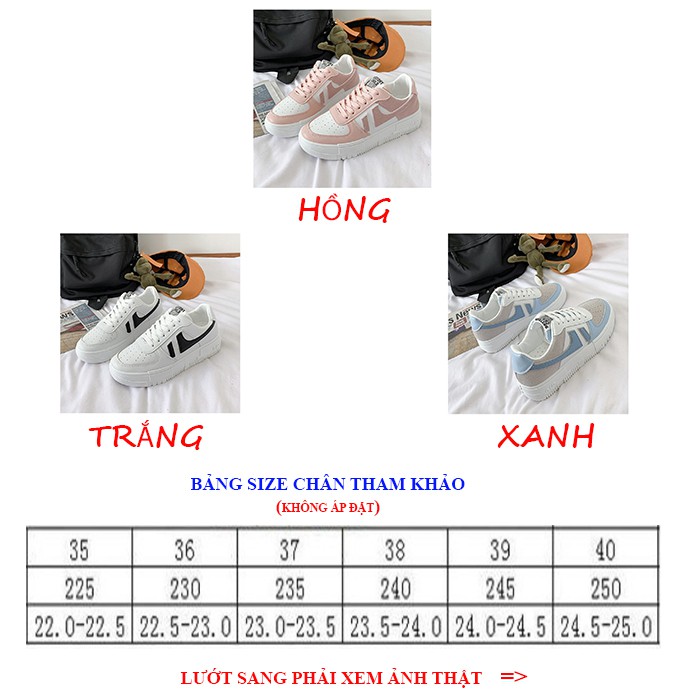 [Mã FAGREEN245 giảm 10% tối đa 30k đơn từ 99k] Giày Thể Thao Sneaker Nữ Học Sinh Phối Màu Đẹp Hot Trend G 130 | WebRaoVat - webraovat.net.vn