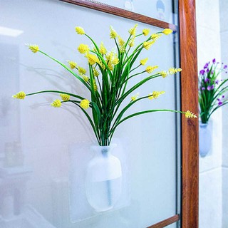 Bình hoa silicon dán tường tiện dụng [Sẵn Hàng]