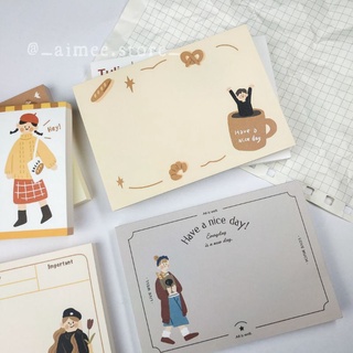 Set giấy note Brown vintage (Ảnh thật) - Aimée Store