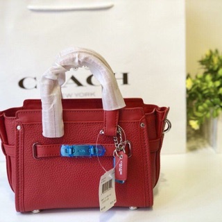 🆘RẺ VÔ ĐỊCH🆘 Túi Coach swagger size 21- da thật