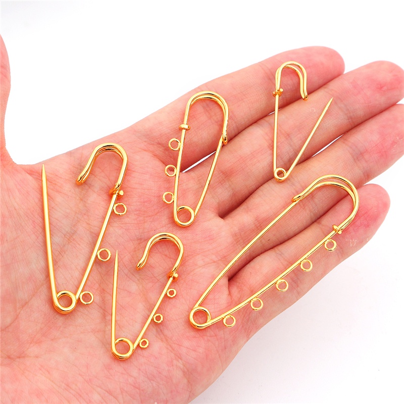 Ghim tay Beadia bằng đồng mạ vàng 18k dùng làm trang sức DIY