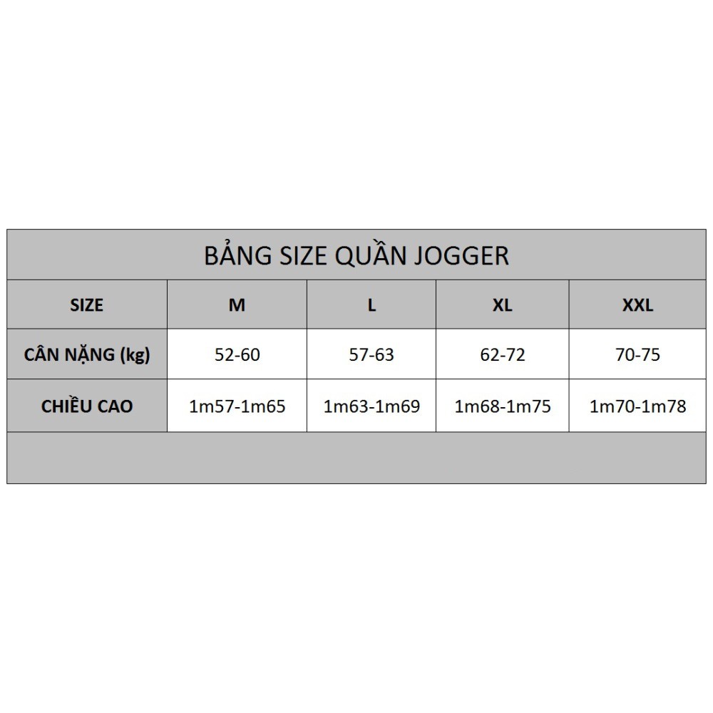 Quần jogger nam kaki