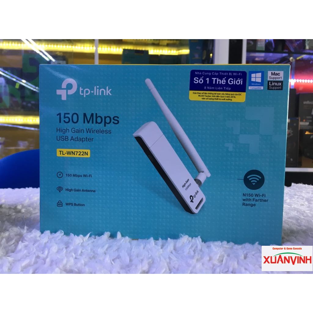 BỘ THU WIRELESS TP-LINK TL-WN722N