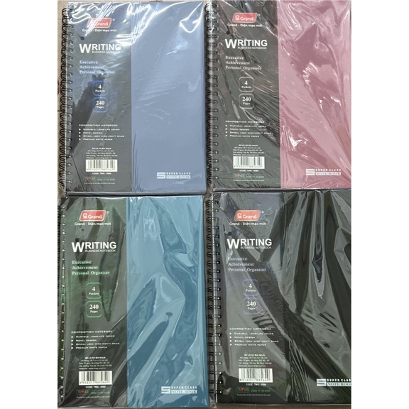 Sổ lò xo A4 bìa nhựa 240 trang TMG 8564