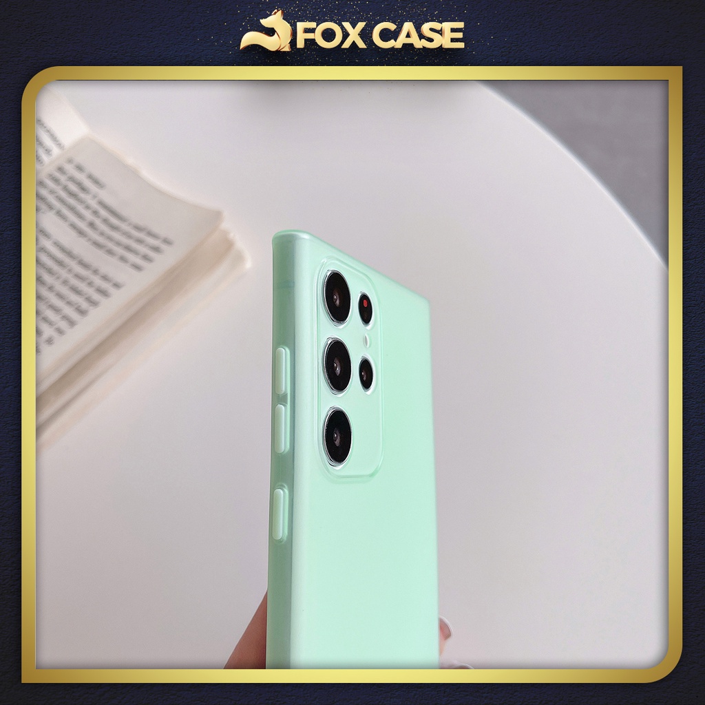 Ốp siêu mỏng S23 Ultra, S23 Plus, S23, S22 Ultra mẫu mới bảo vệ camera, chống trầy xước - Fox Case