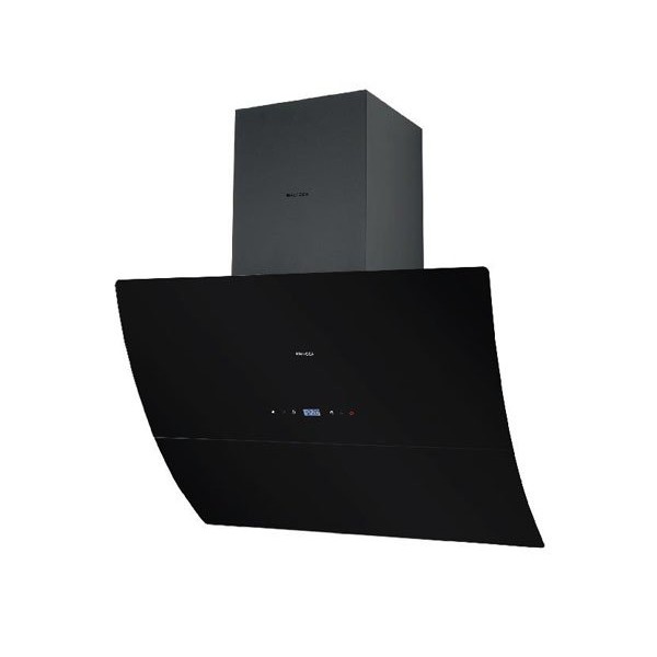 Máy hút mùi Malloca MC 9039B - Áp tường, Kính đen, Công suất 850 m³/h