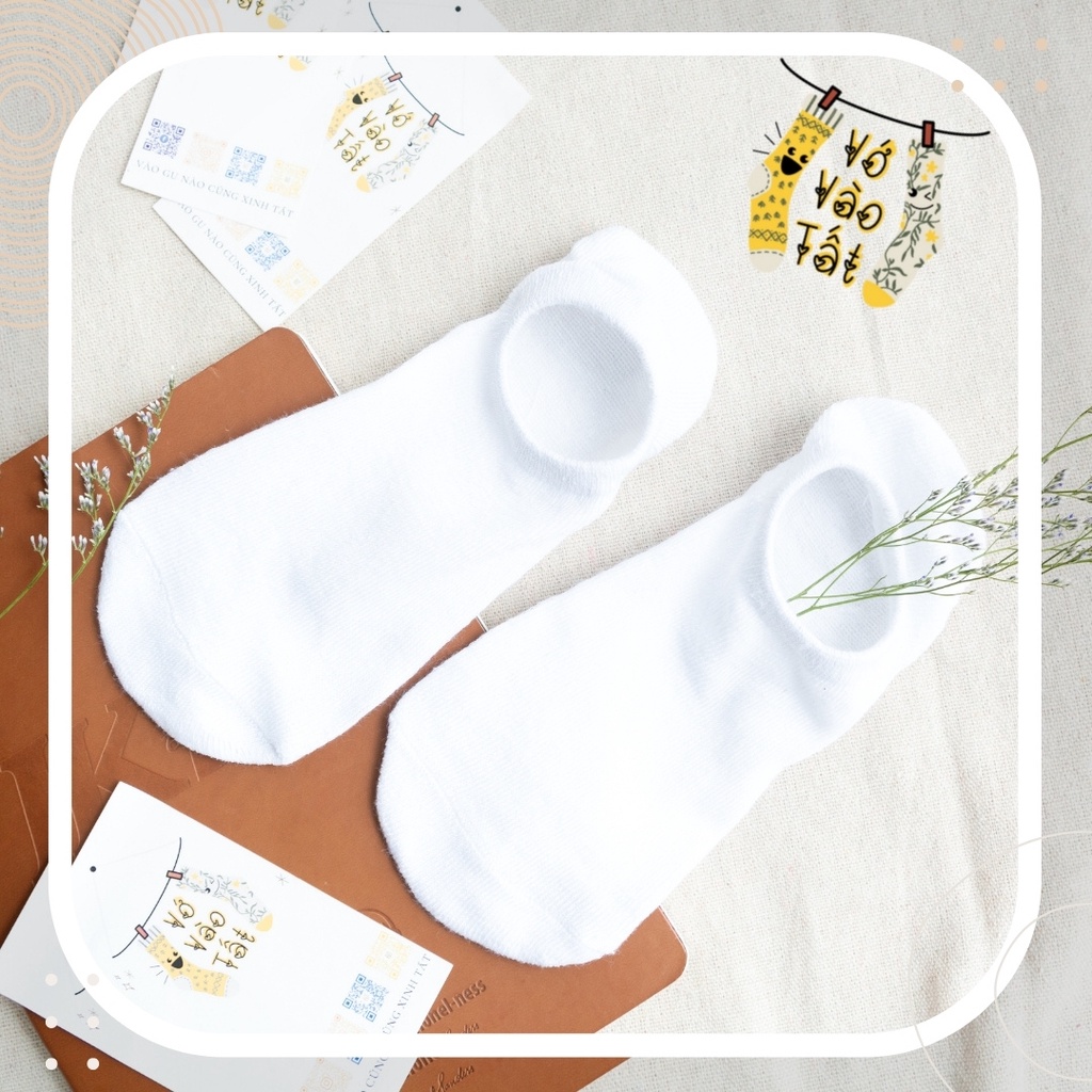 TẤT VỚ UNISEX LƯỜI TRƠN MÀU CƠ BẢN