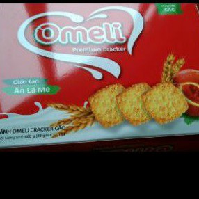 Bánh Omeli cracker khoai tây/gấc 400g