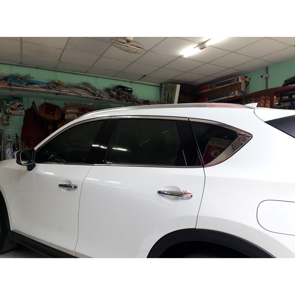 Viền cong kính Mazda CX5 2018-2022 - chất liệu innox cao cấp