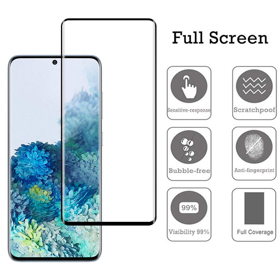Kính cường lực dẻo Full màn 9D Cho Samsung Galaxy S23 Plus S20 S21 S22 S8 S9 S10 Note 8 9 20 Ultra
