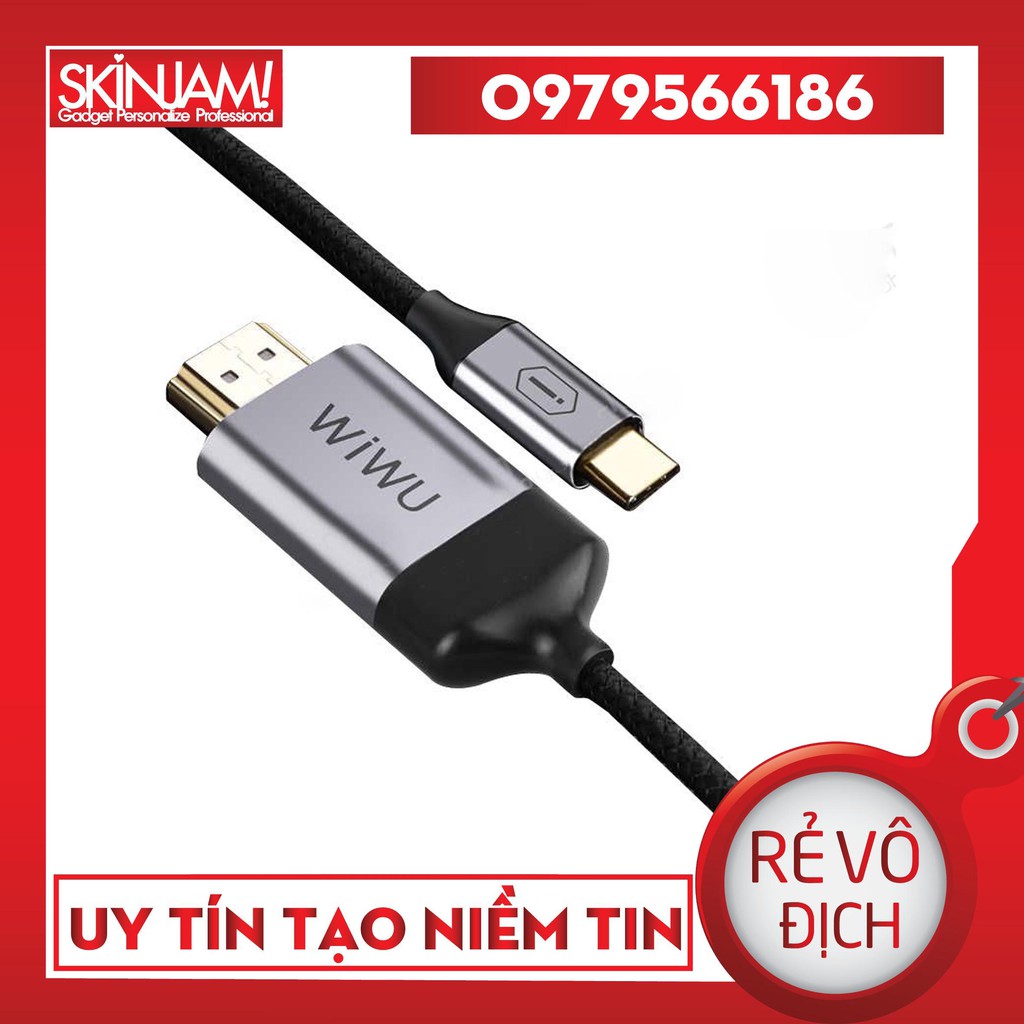 Bộ Xuất Hình Ảnh HDMI từ Type C Sang HDMI TV WiWU X9 Type-C To HDMI