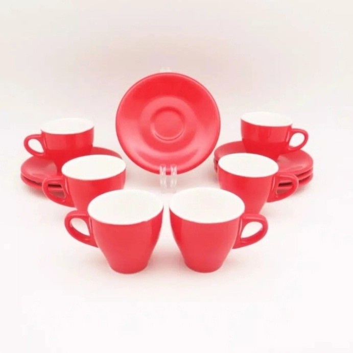 1 Set 6 cốc cà phê Espresso Mini bằng sứ