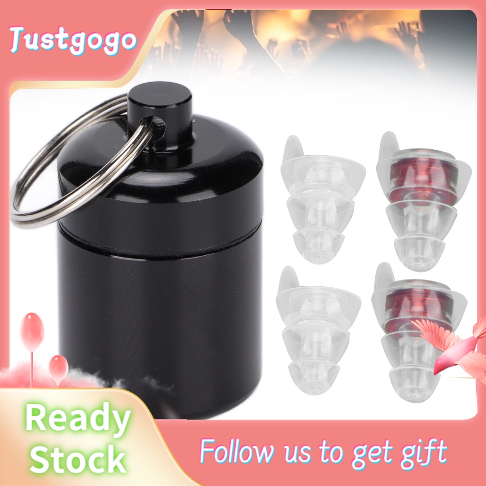 Justgogo Concert Earplugs Hearing Protection Tools For Music Performances Water Sports