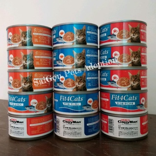 🐈 combo 6 lon mix vị pate cho mèo fit4cat 160g