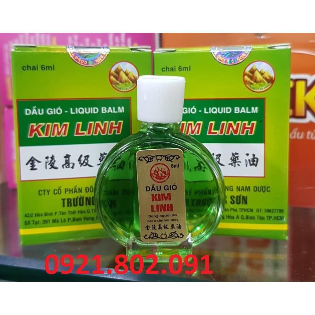 dầu gió kim linh 1 chai 6ml