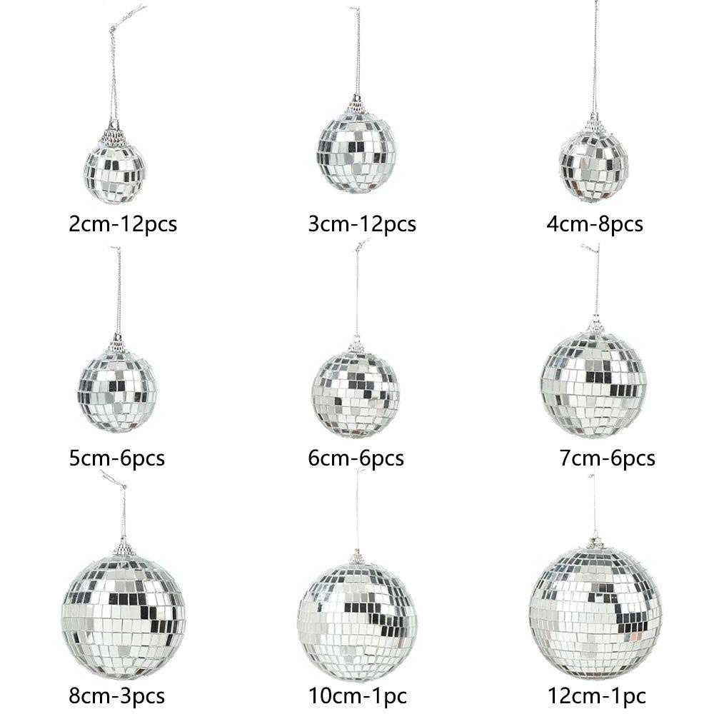 Quả Cầu Kính Phản Quang Trang Trí Cây Thông Giáng Sinh