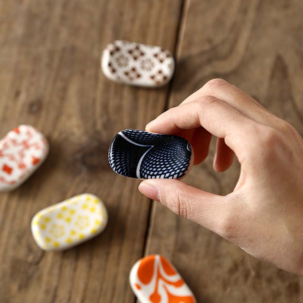 Giá đỡ để đũa muỗng ăn trang trí bằng sứ