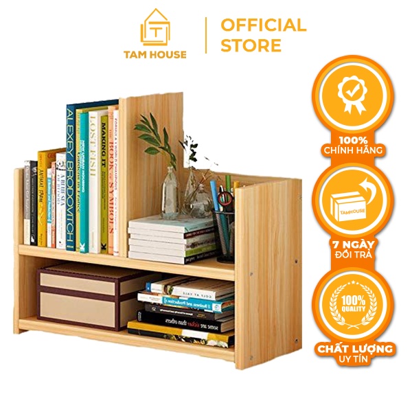 Kệ sách đa năng tiện ích mẫu mới Tâm House K32