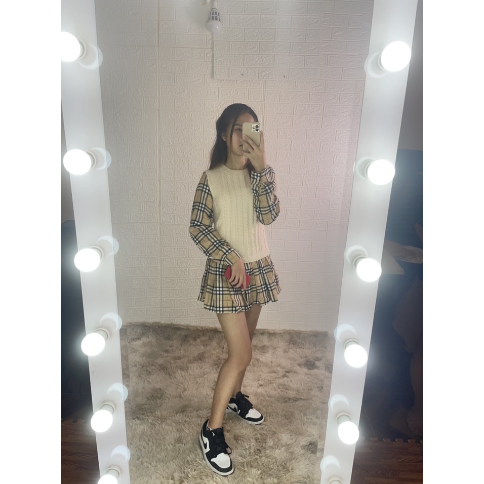 Áo váy len nữ cao cấp kèm chân váy kiểu dáng trẻ trung sang chảnh Bling Store BL02 | BigBuy360 - bigbuy360.vn