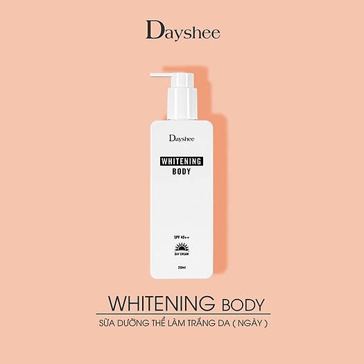 Dayshee Sữa Dưỡng Thể Làm Sáng Da - Whitening Body (Ngày) 350ml