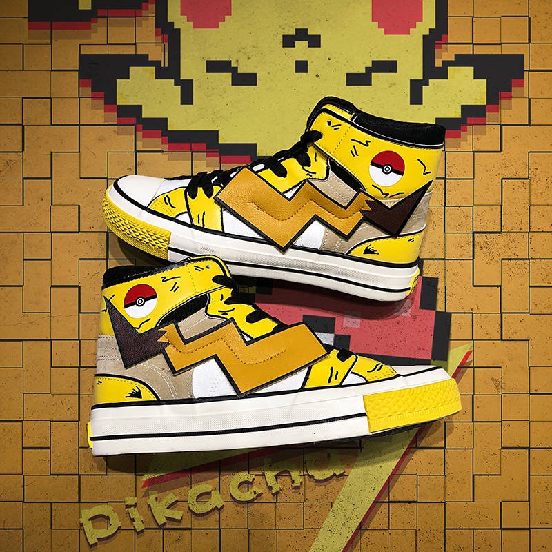 Pikachu Anime thể thao Hàn Quốc Thời trang Jordan ulzzang cổ cao nam Giày | BigBuy360 - bigbuy360.vn