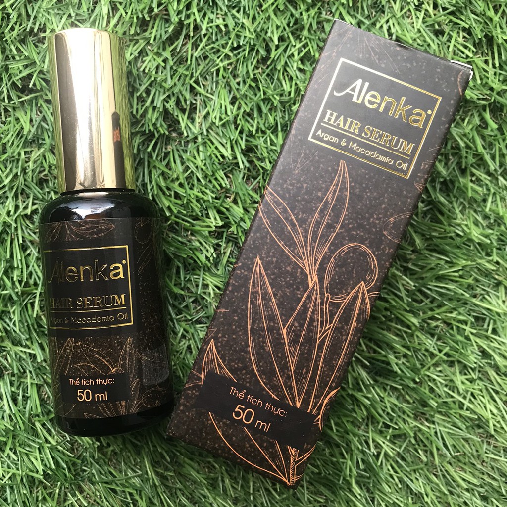 Tinh dầu dưỡng tóc, giữ nếp tóc uốn alenka hair serum 50ml