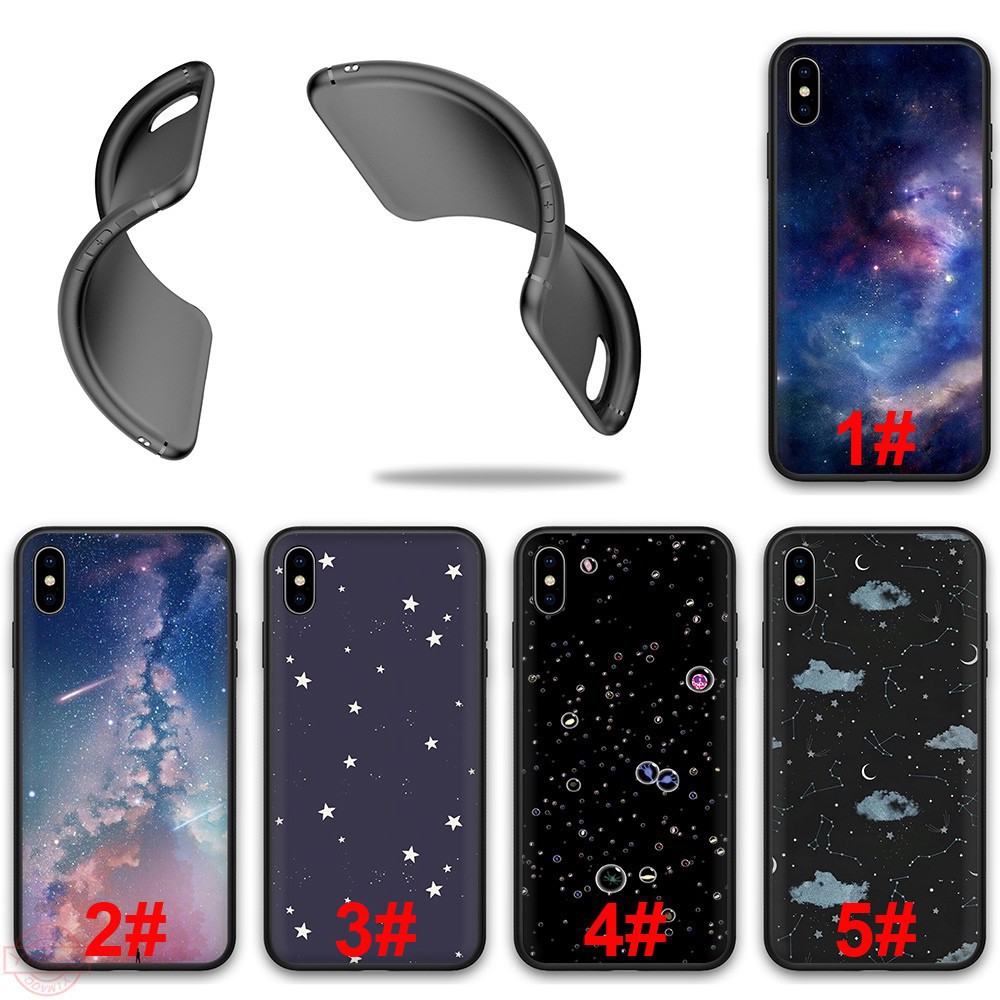 Ốp điện thoại in hình starry sky iphone xs max xr x 8 plus 7 plus 6s plus 6 11 pro max - A386