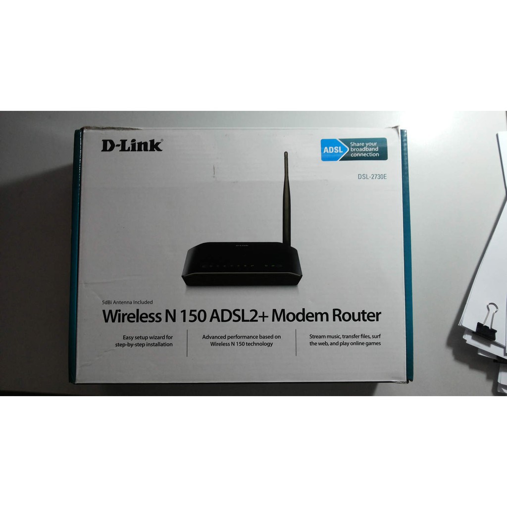 Moderm wifi Dlink DSL 2730E