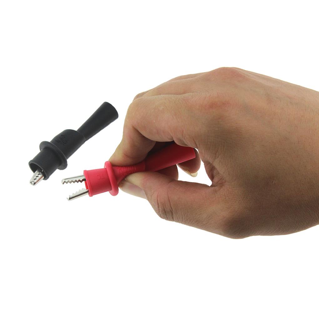1 Cặp Dây Dò Thử Nghiệm Vạn Năng Kế Kỹ Thuật Số Có Kẹp