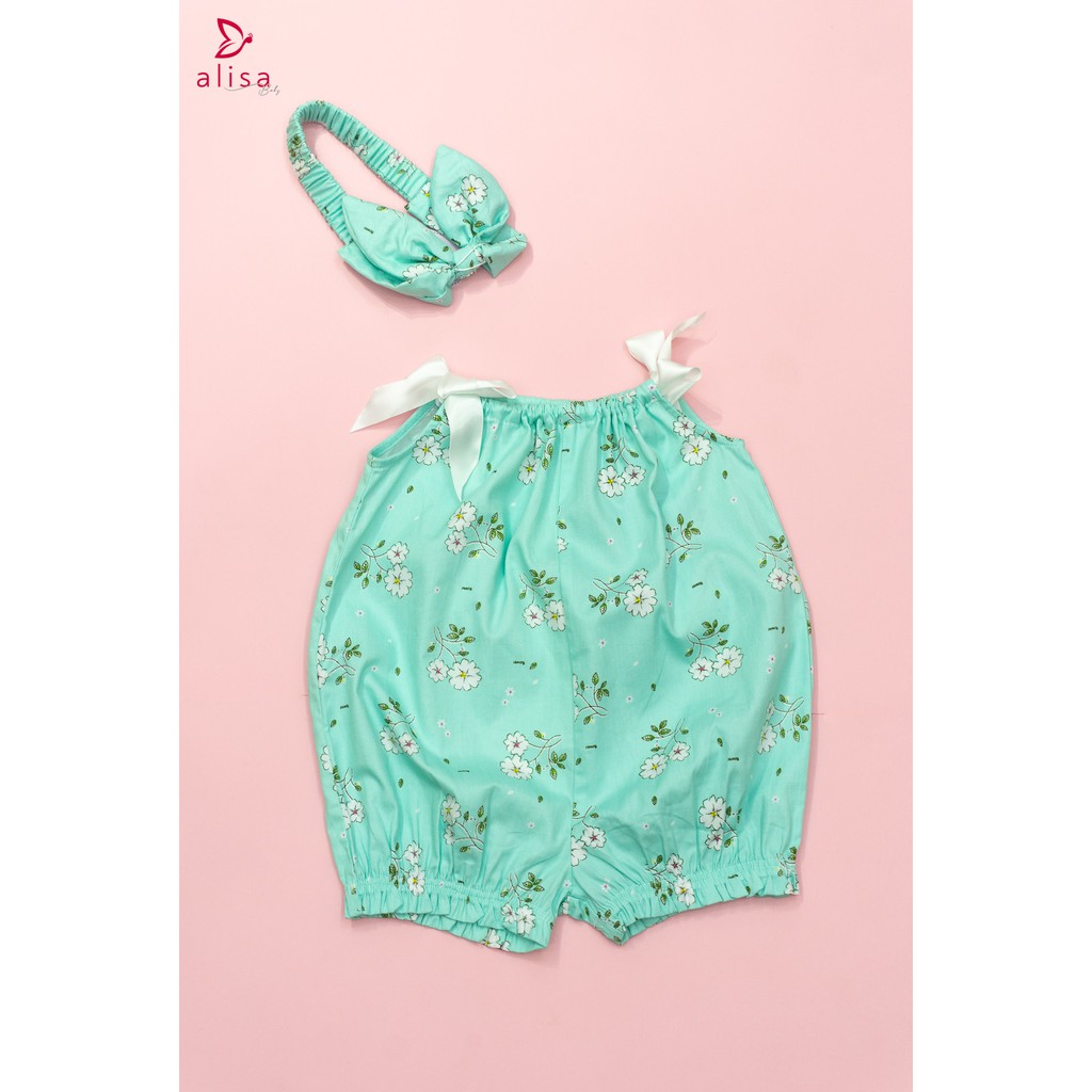 Alisa_Bộ jump suit xanh bạc hà