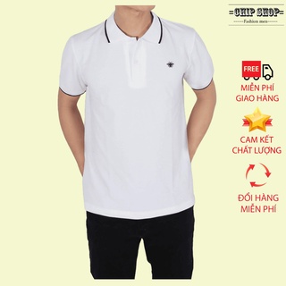 Áo polo nam nữ unisex thêu ong chất vải thun cá sấu