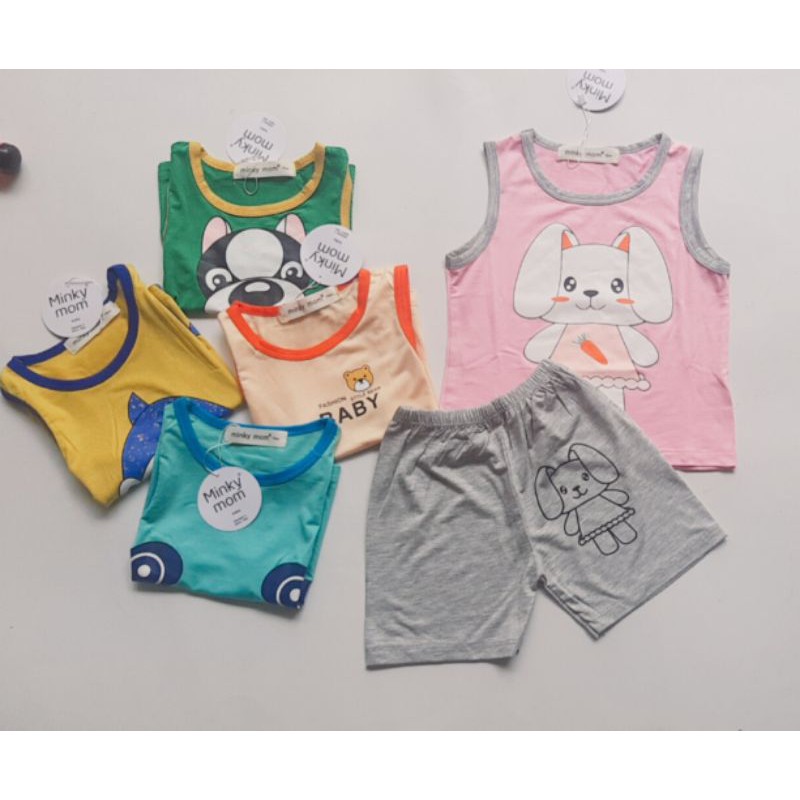 bộ ba lỗ hình thú cotton lạnh mẫu mới cho be