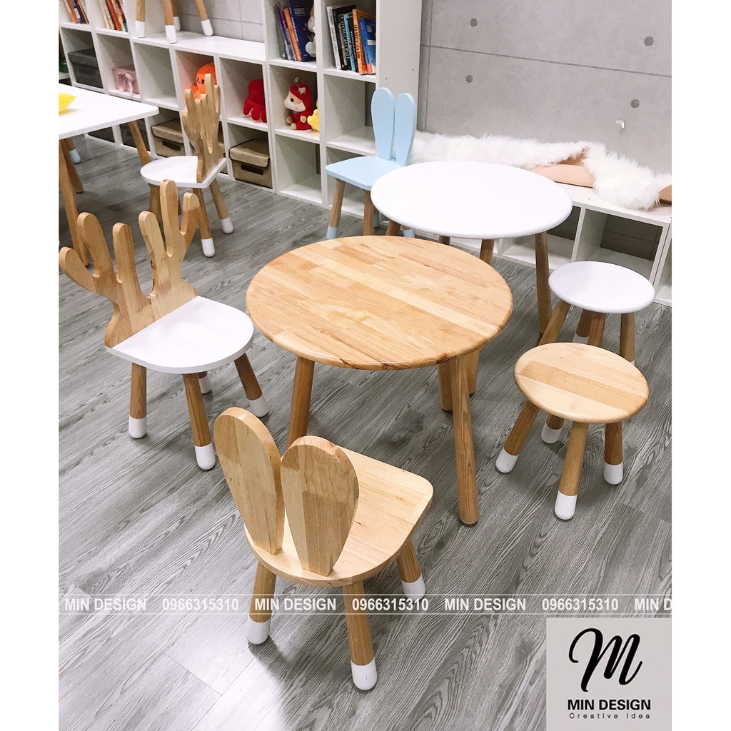Ghế gỗ sừng hươu cho bé | BigBuy360 - bigbuy360.vn
