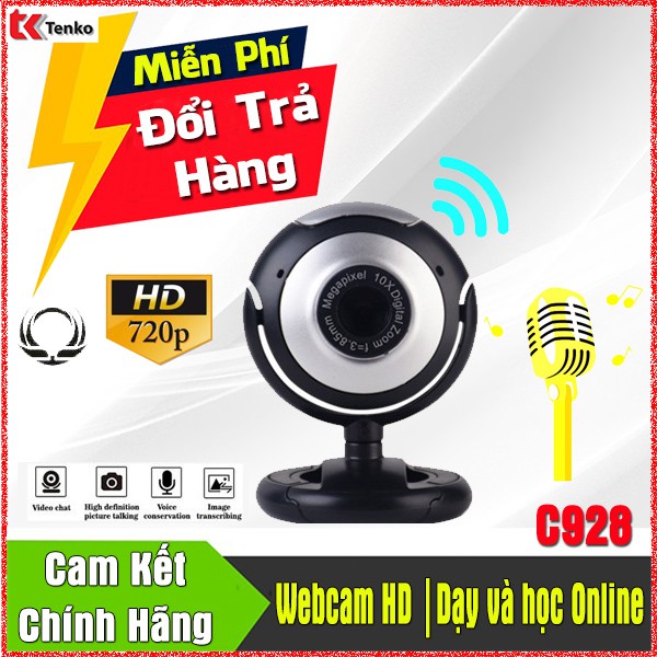 Webcam Live-Stream | Ghi Hình | Học Online Có Mic Chuẩn Cao Cấp Omega C928 | WebRaoVat - webraovat.net.vn