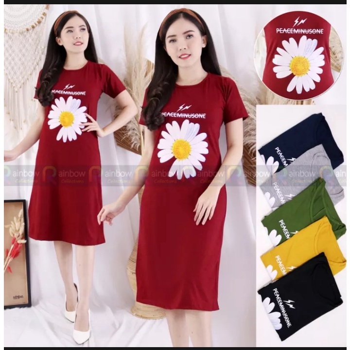 Đầm Spandex Mềm Mại In Hình Hoa Hướng Dương Hàng Ngày Cho Nữ