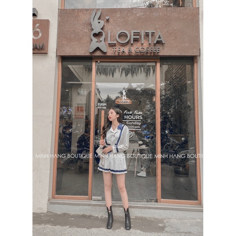 Set Thuỷ Thủ , chân váy , chất liệu trượt hàn (Ảnh thật) ( VMH003 ) | BigBuy360 - bigbuy360.vn