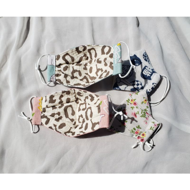 Khẩu trang nữ vải 3D họa tiết dễ thương | BigBuy360 - bigbuy360.vn