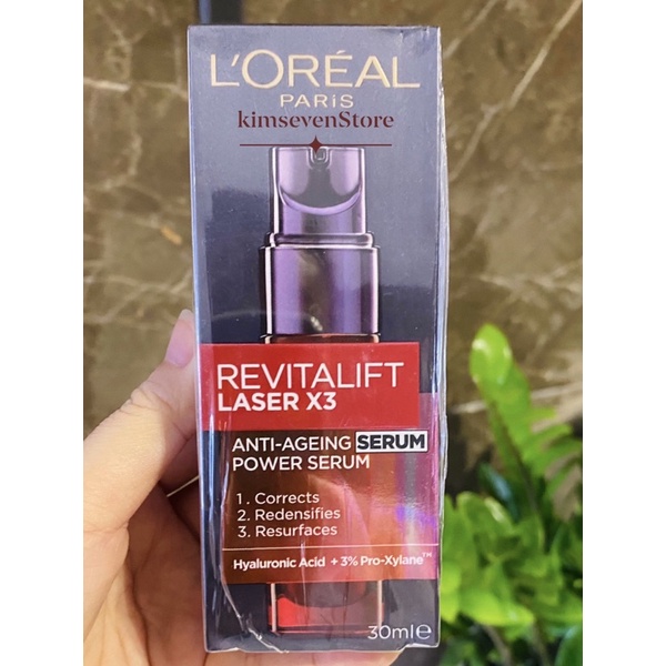 Serum dưỡng da chống lão hoá Loreal Revitalift Laser x3