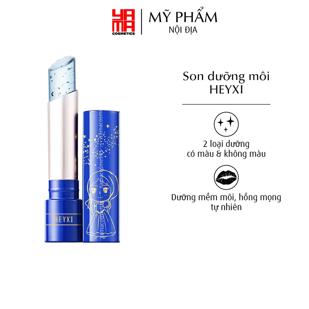 Son Dưỡng Môi Rắc Vàng HEYXI Dạng Thạch - Đổi Màu Theo Thời Gian