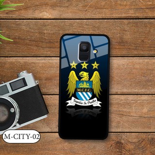 Ốp kính 3D Samsung J6 - in biểu tượng đội bóng